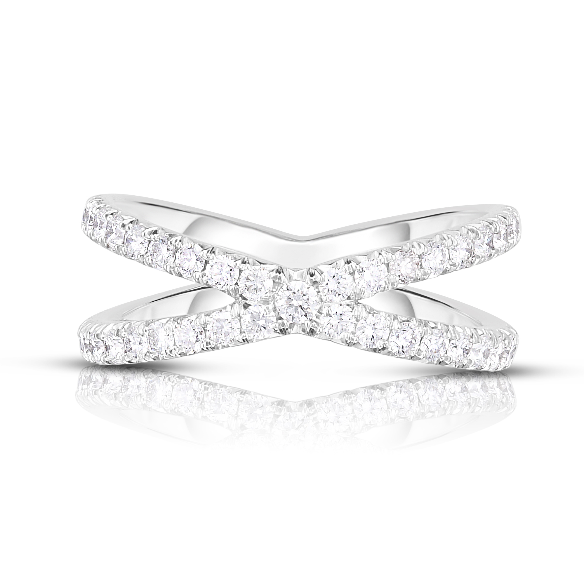 Diamond X Ring – Lauren Addison – Bespoke Jewelry and Fine Diamonds