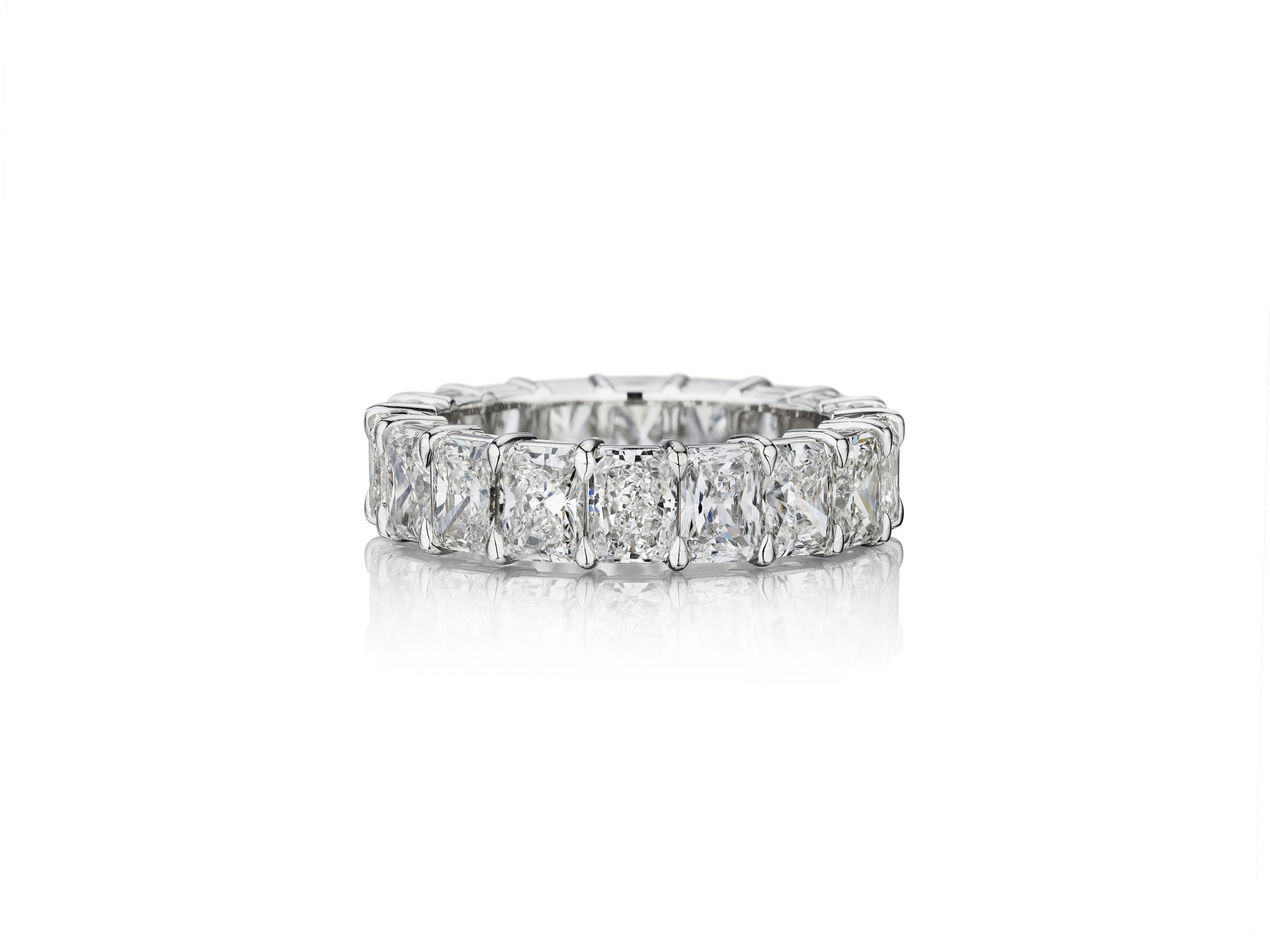 Radiant-Cut Diamond Eternity Band – Lauren Addison – Bespoke Jewelry ...