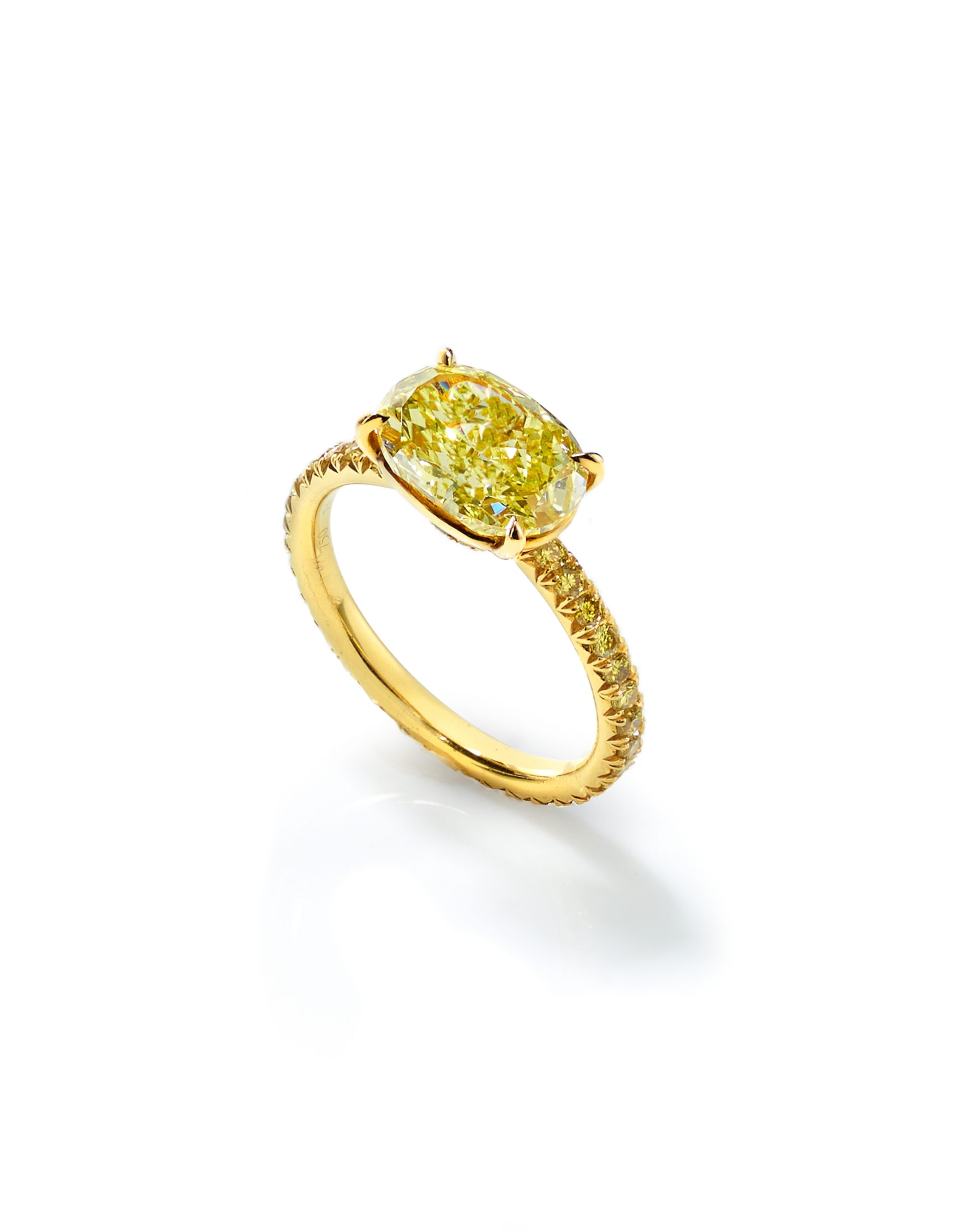 Yellow sapphire and diamond engagement ring – Aardvark Jewellery