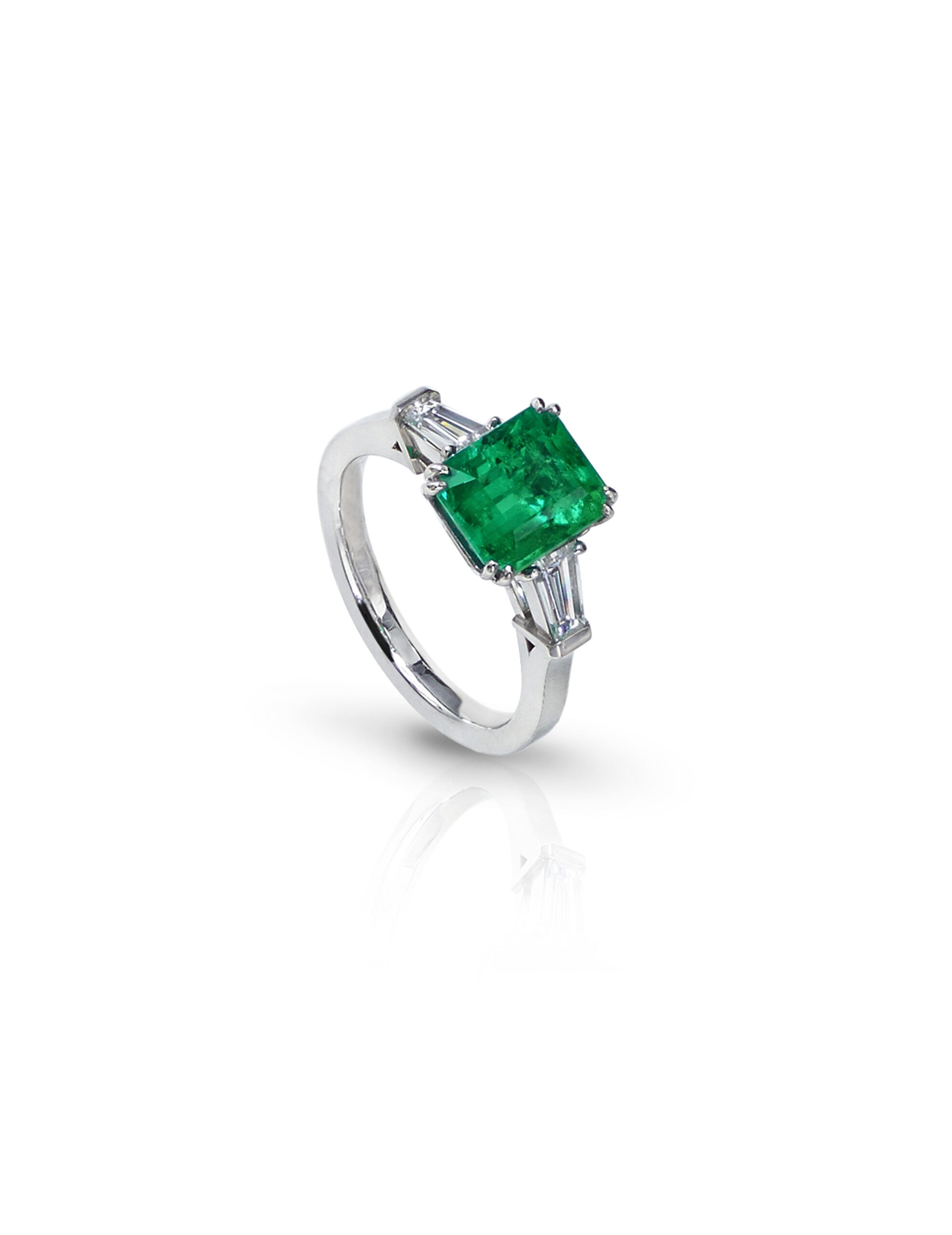 Emerald and Diamond Ring – Lauren Addison – Bespoke Jewelry and Fine ...